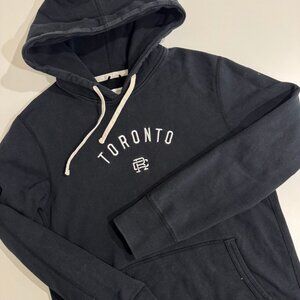 Reigning Champ Mens 'Toronto' Mid Weight Terry Pullover Hoodie Black Size M